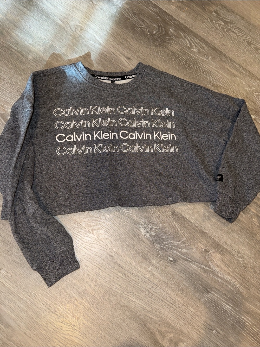 Calvin Klein cropped sweatshirt